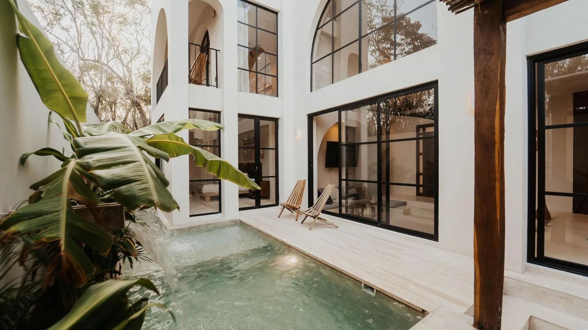 Villa Viento 4Br 8Pp Private Pool Rooftop Security Tulum Mexico