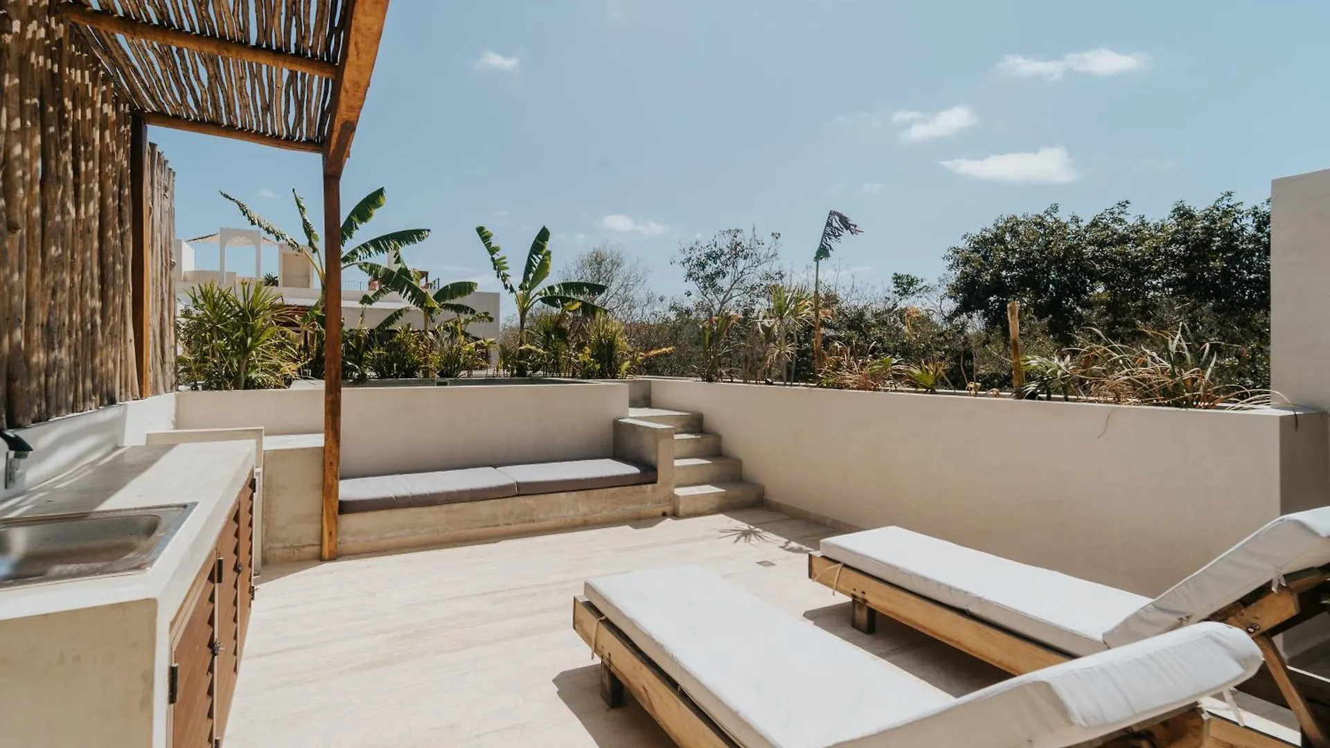 Villa Viento 4Br 8Pp Private Pool Rooftop Security Tulum Mexico